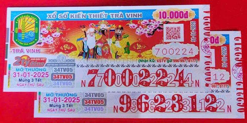 Lưu ý khi chơi vé xổ số Trà Vinh SV388